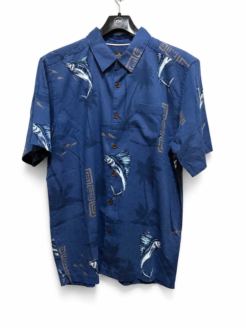 NWT Quiksilver Waterman Marlin Fish Shirt Men’s M